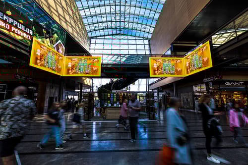 Mainonta kauppakeskuksissa tavoittaa juuri oikealla hetkellä
